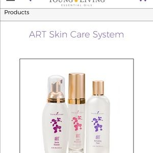 Young living essential oils Art skincare set